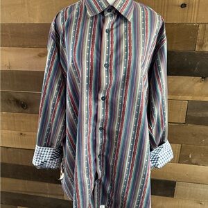 Lucklana CCL Striped Multicolor Men's Shirt